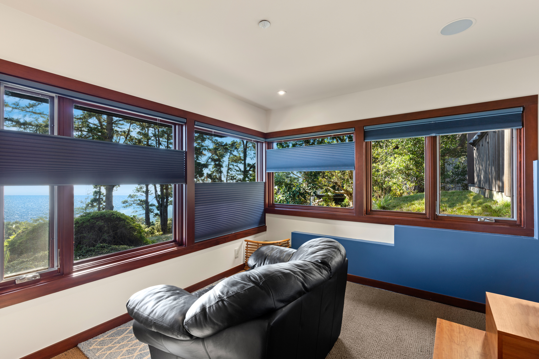 Blinds And Window Treatments Window Coverings In Home With View Of The Ocean Blinds And Window Treatments Window Coverings In Home With View Of The Ocean